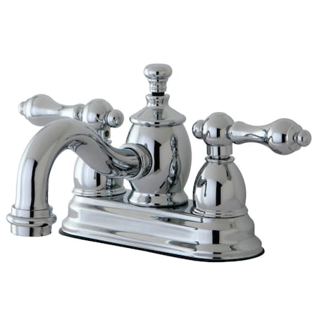 KS7101AL 4 Centerset Bathroom Faucet, Polished Chrome